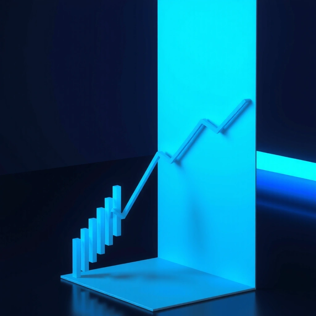 Financial chart visualization